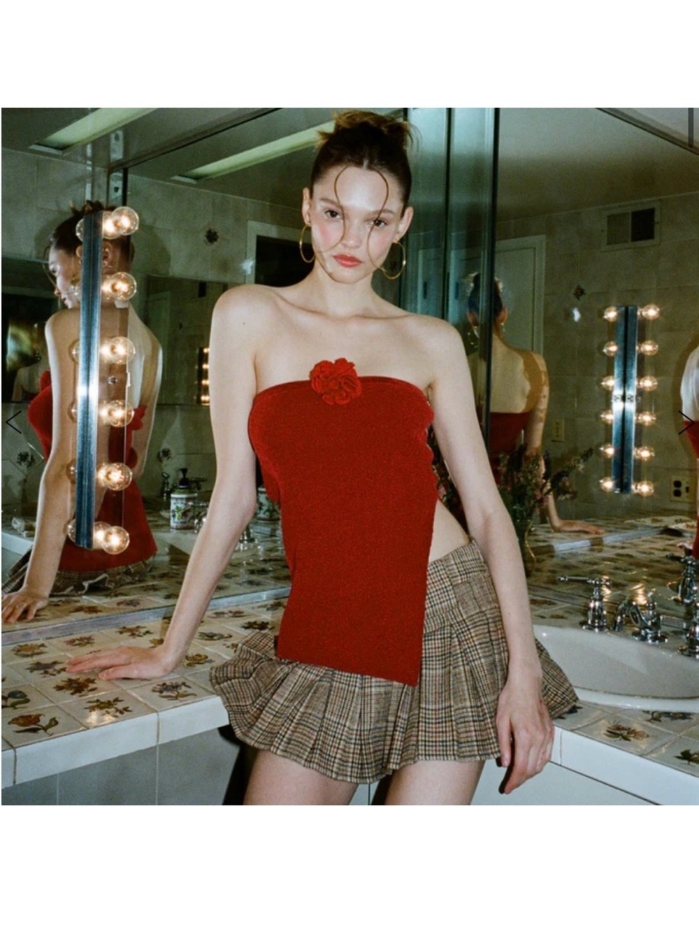 WITHJEAN Belle Top Red